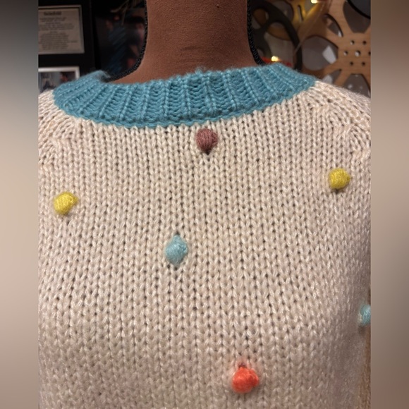 Cute Kimchi Blue Sweater worn only once size small. - Picture 3 of 8